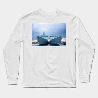 Danish Navy Twins Long Sleeve T-Shirt